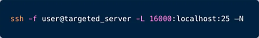SSH Tunneling Command Example